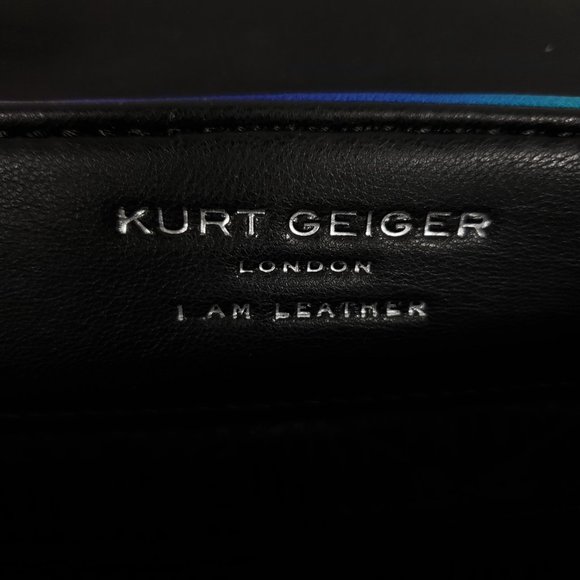 Kurt Geiger Kensington Quilted Leather Shoulder Bag - Rainbow - Picture 9 of 10